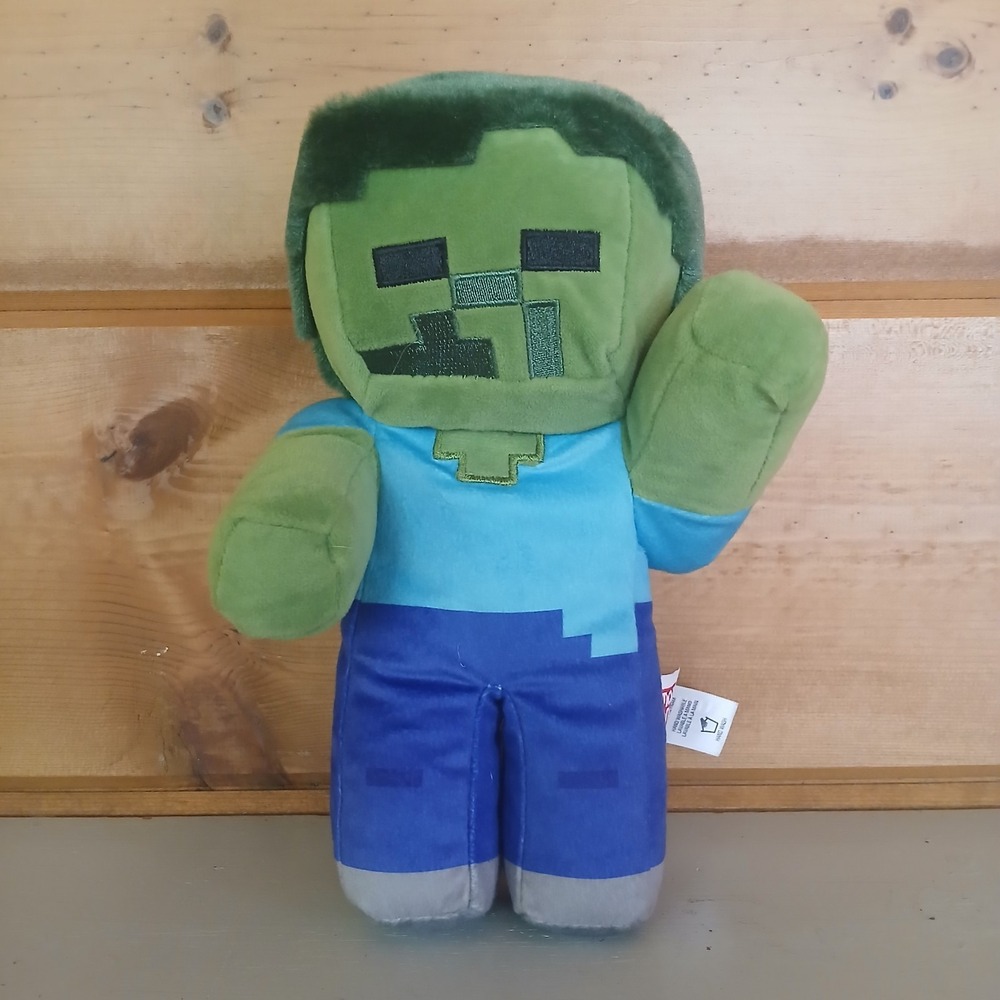Minecraft Zombie Plush Doll 9 inch Mojang Studios Mattel D31